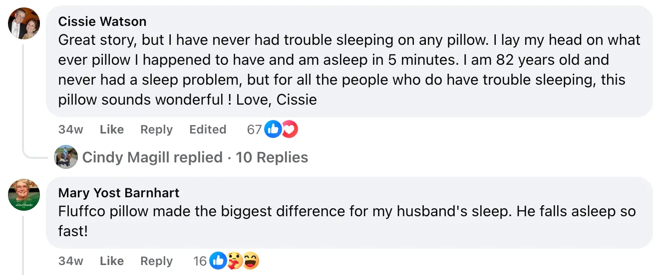 FluffCo has the support you need for deeper sleep