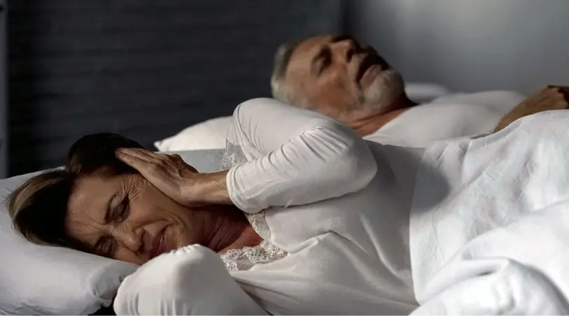Snoring causes relationship stress