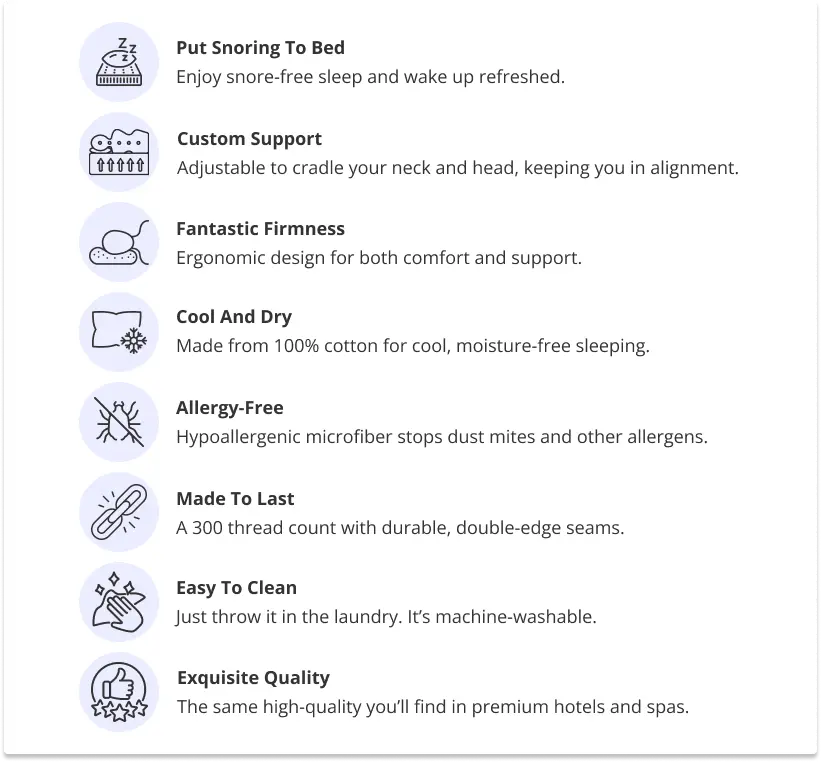 FluffCo has the support you need for deeper sleep